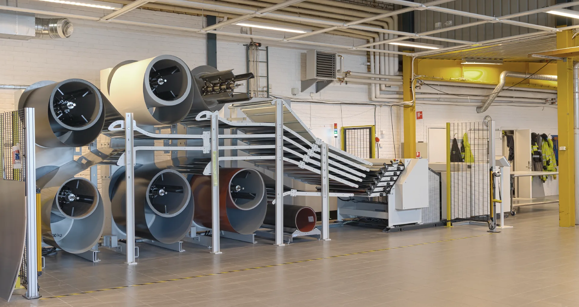 Professionell maskinpark på Plåtlister